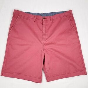 Polo Ralph Lauren Relaxed Fit 100% Cotton Pink Flat Front Shorts. Size 42.